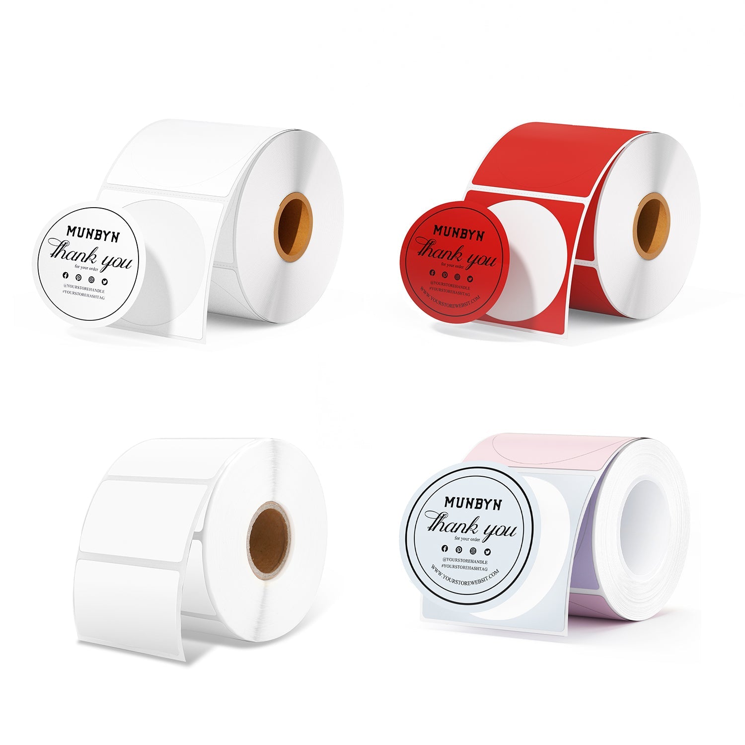 MUNBYN Bakery Branding Label Kit for Custom Packaging