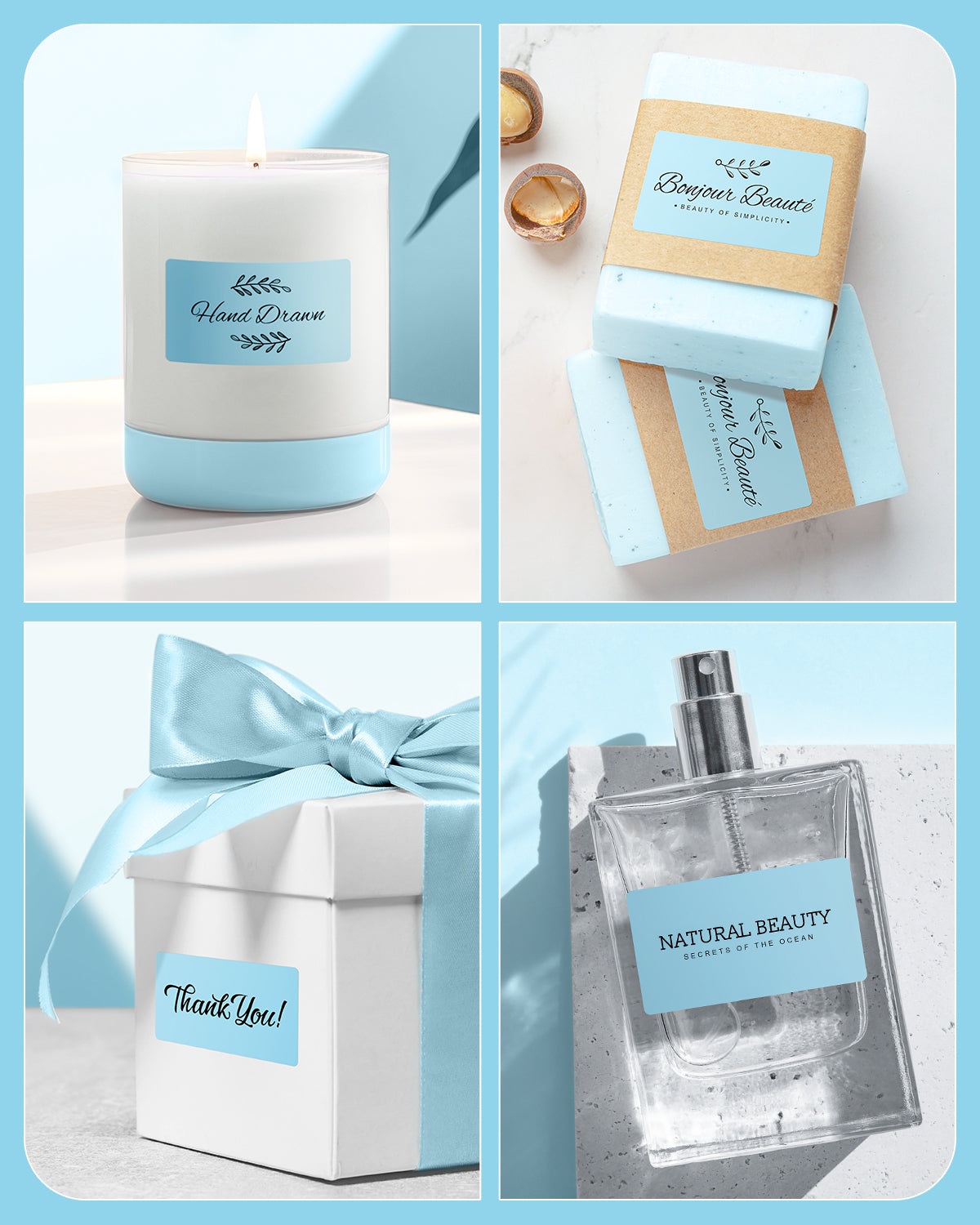 2.25" x 1.25" Rectangle Labels