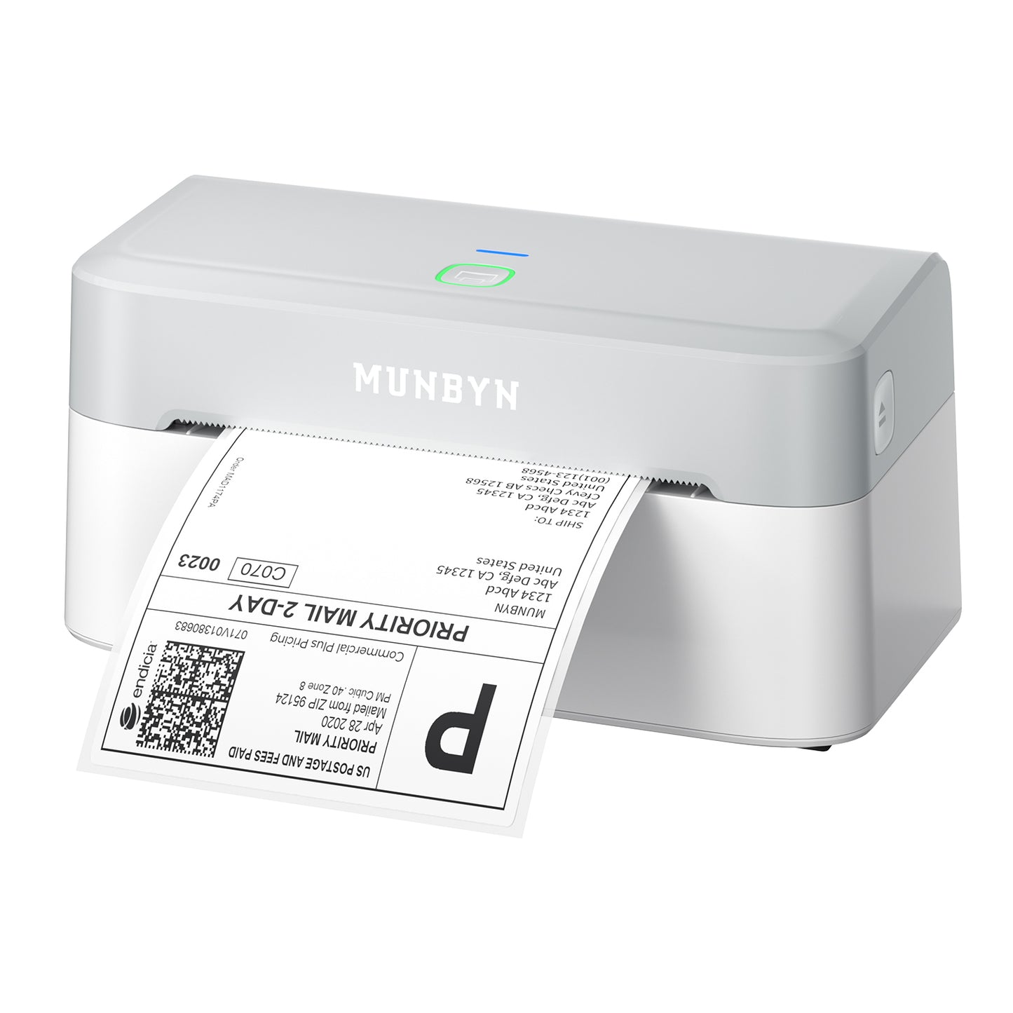 MUNBYN RealWriter 403B Thermal Label Printer White
