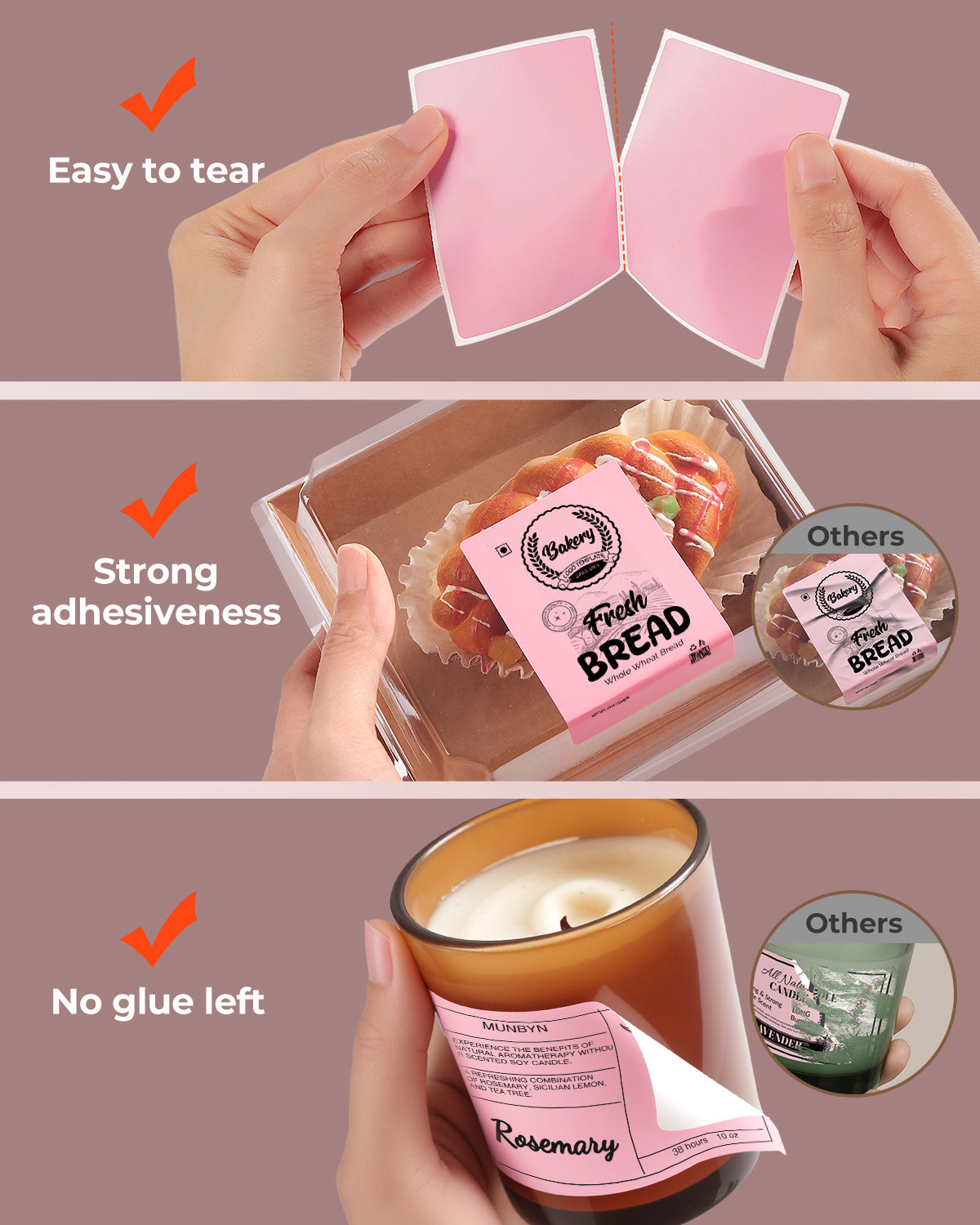 3" x 2" Generic Labels