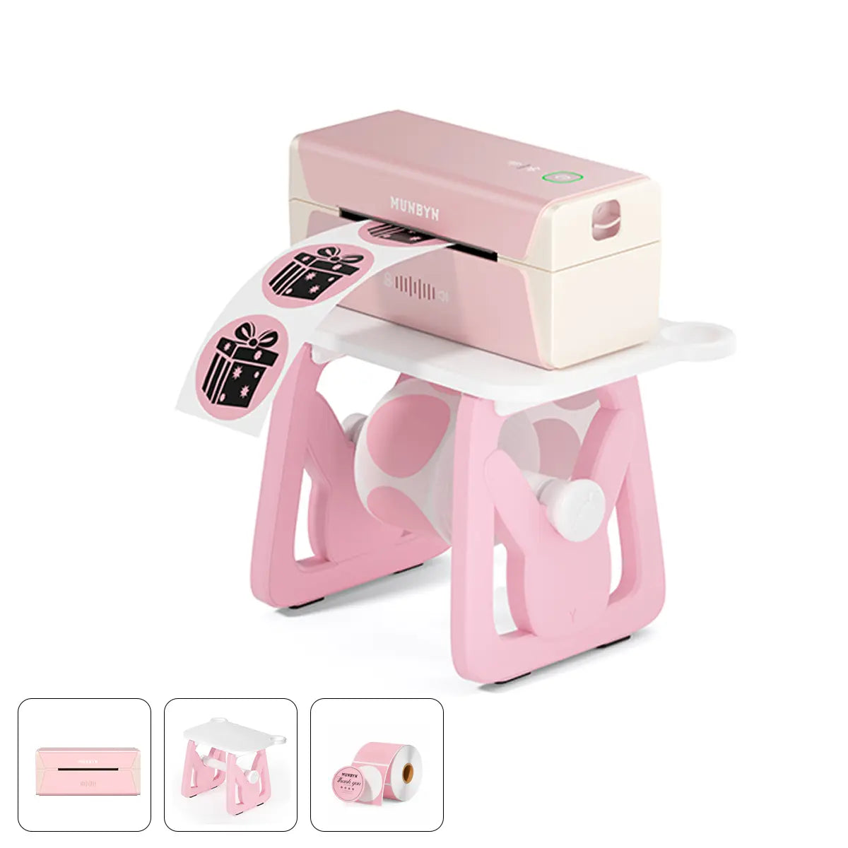 MUNBYN RealWriter 401AP AirPrint Wireless Thermal Label Printer 300DPI