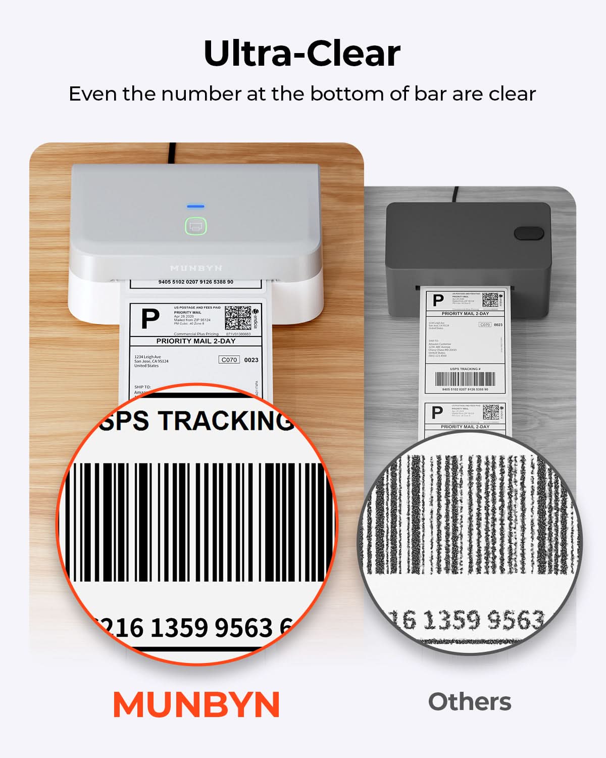 MUNBYN RealWriter 403B Bluetooth Printer & Morandi Labels Bakery Packaging Starter Kit