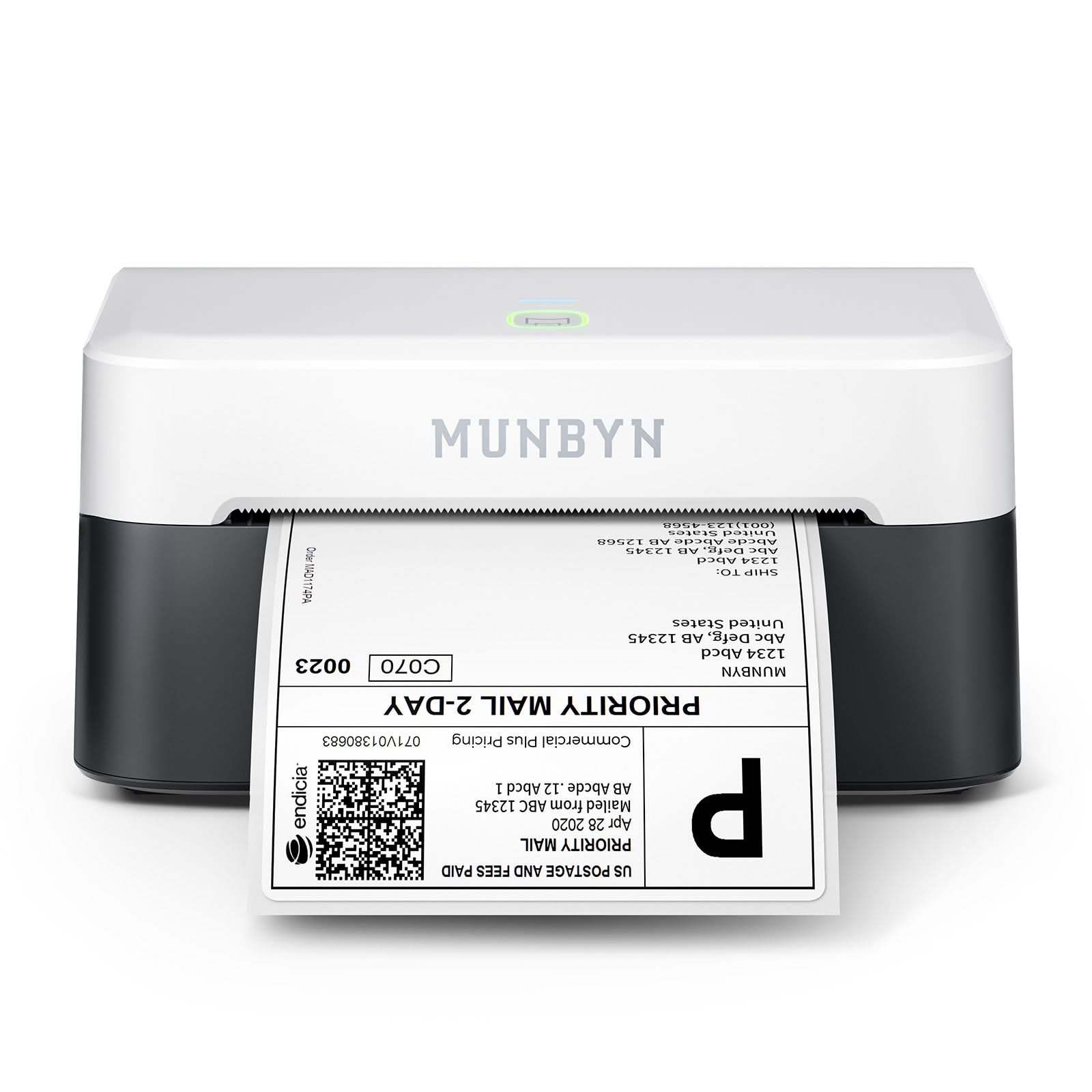 MUNBYN RealWriter 403B thermal label printer black