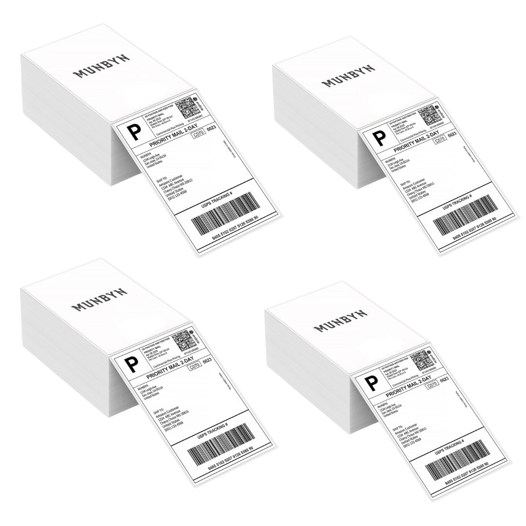 MUNBYN 4"x6" Thermal Shipping Labels Multi-Pack