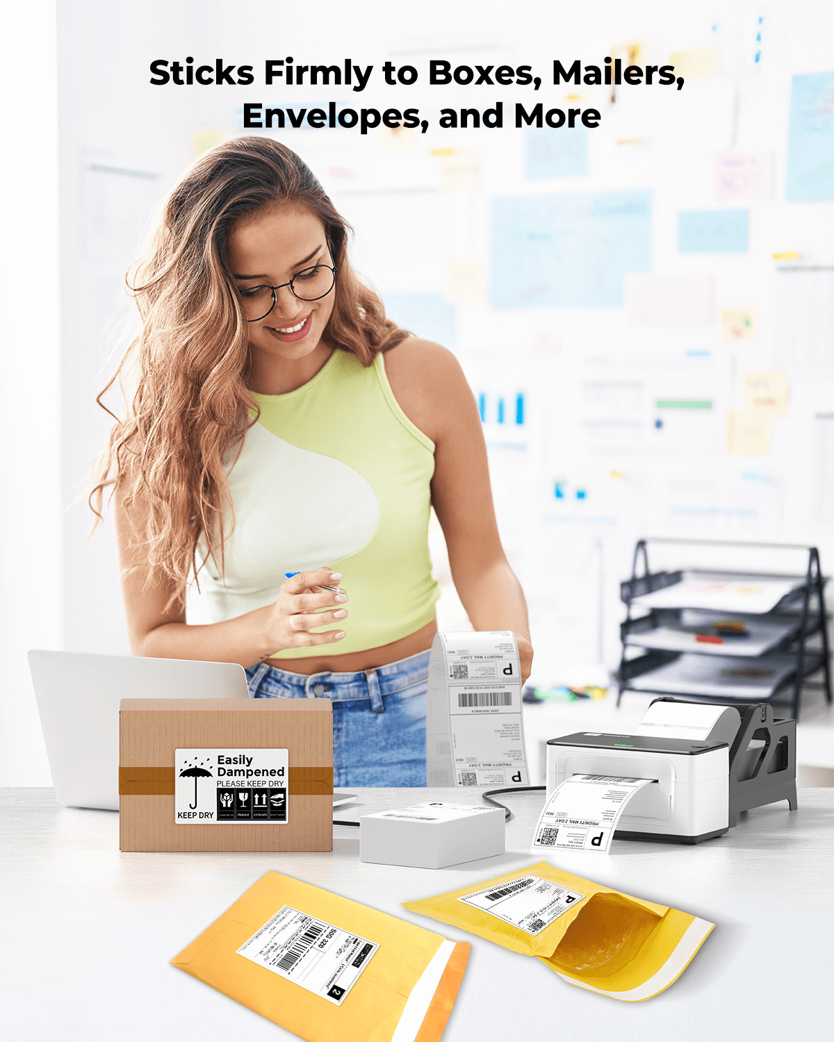 4" x 6" Fan-Fold Labels