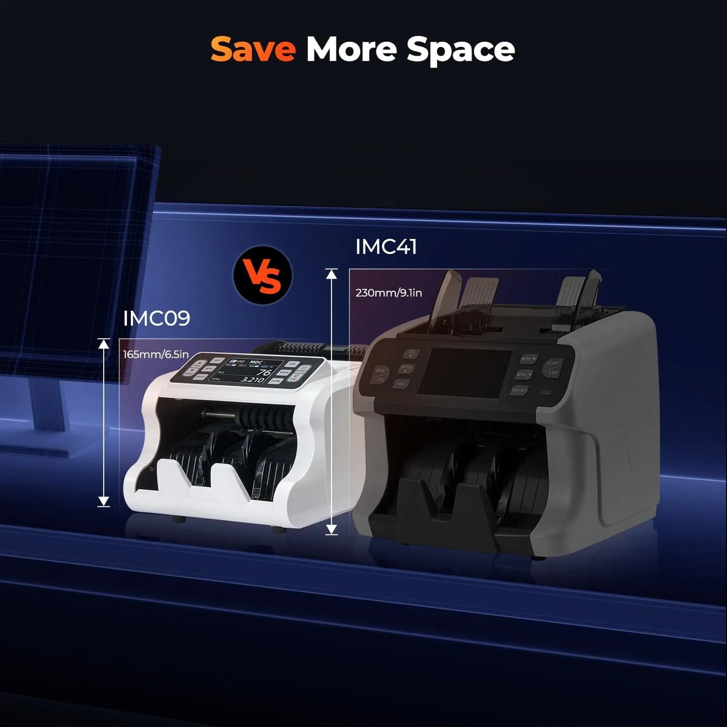 MUNBYN IMC09 Bank-Grade Money Counter