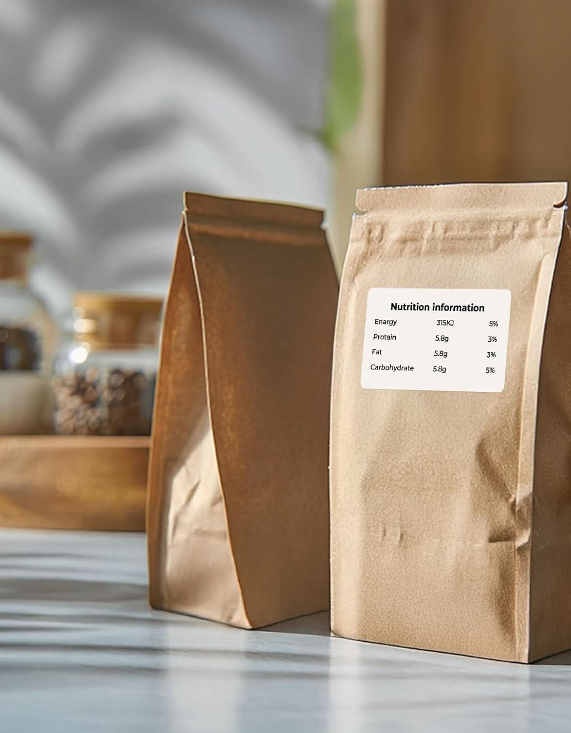 Munbyn 4"x3" Generic Rectangle Series Thermal Labels (500/Roll)