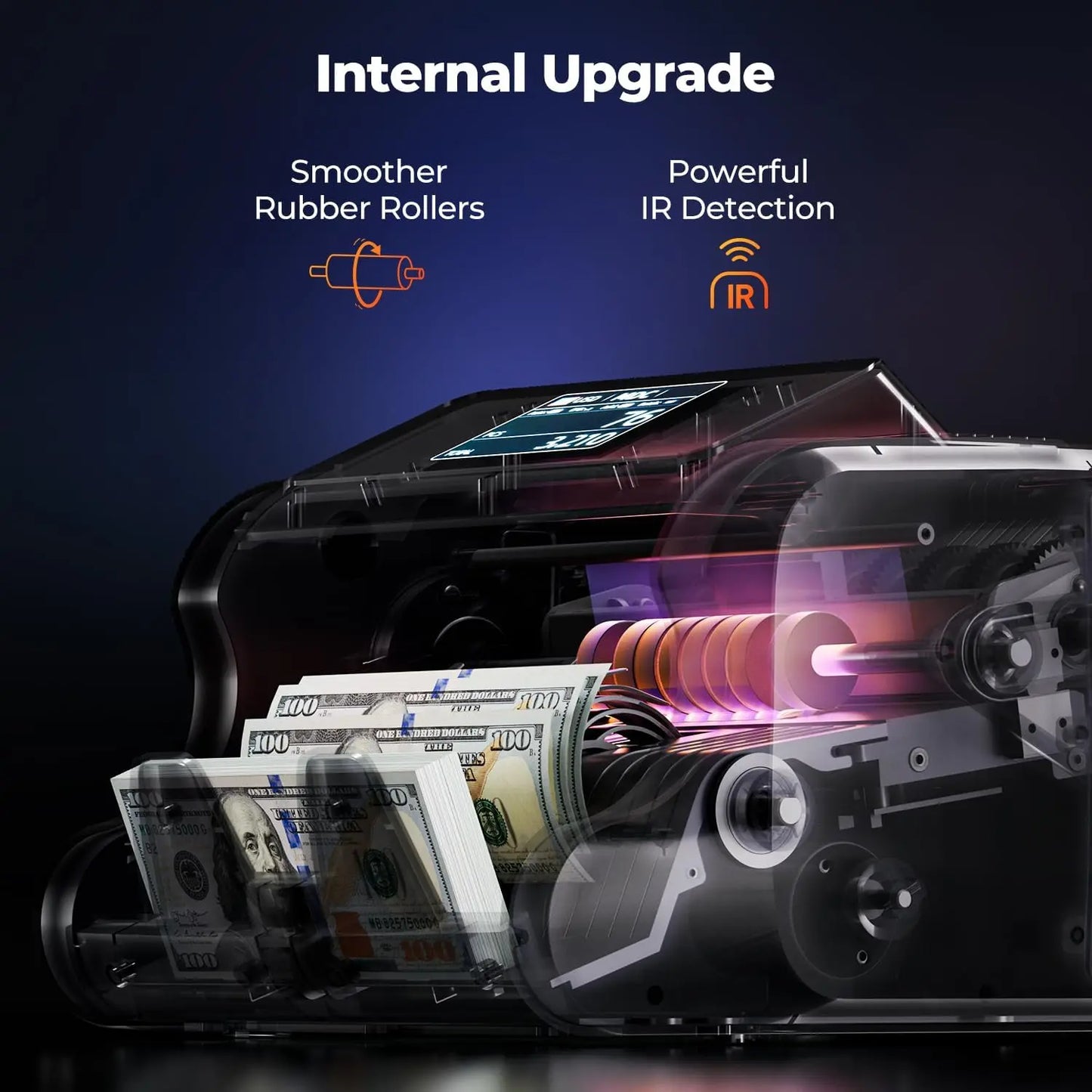 MUNBYN IMC09 Bank-Grade Money Counter