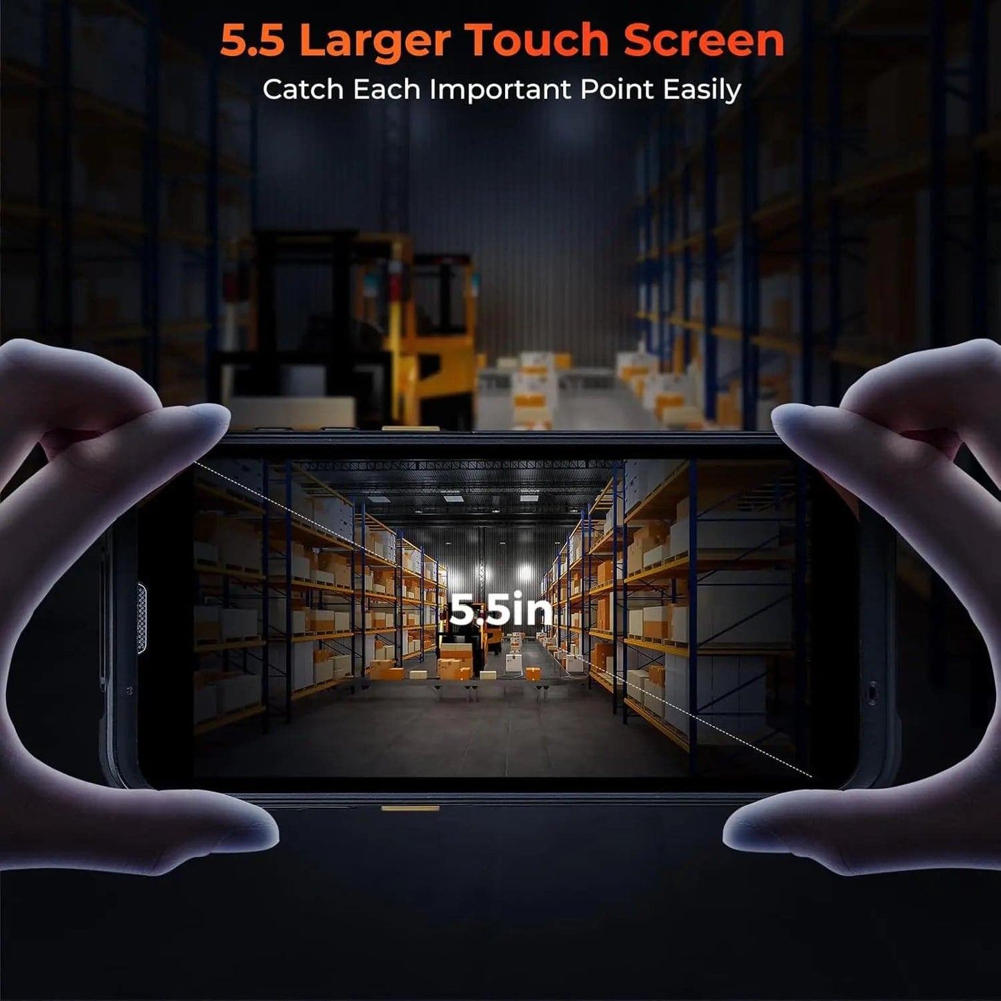 MUNBYN IPDA101 Android 13 with Zebra SE4710 Barcode Scanner