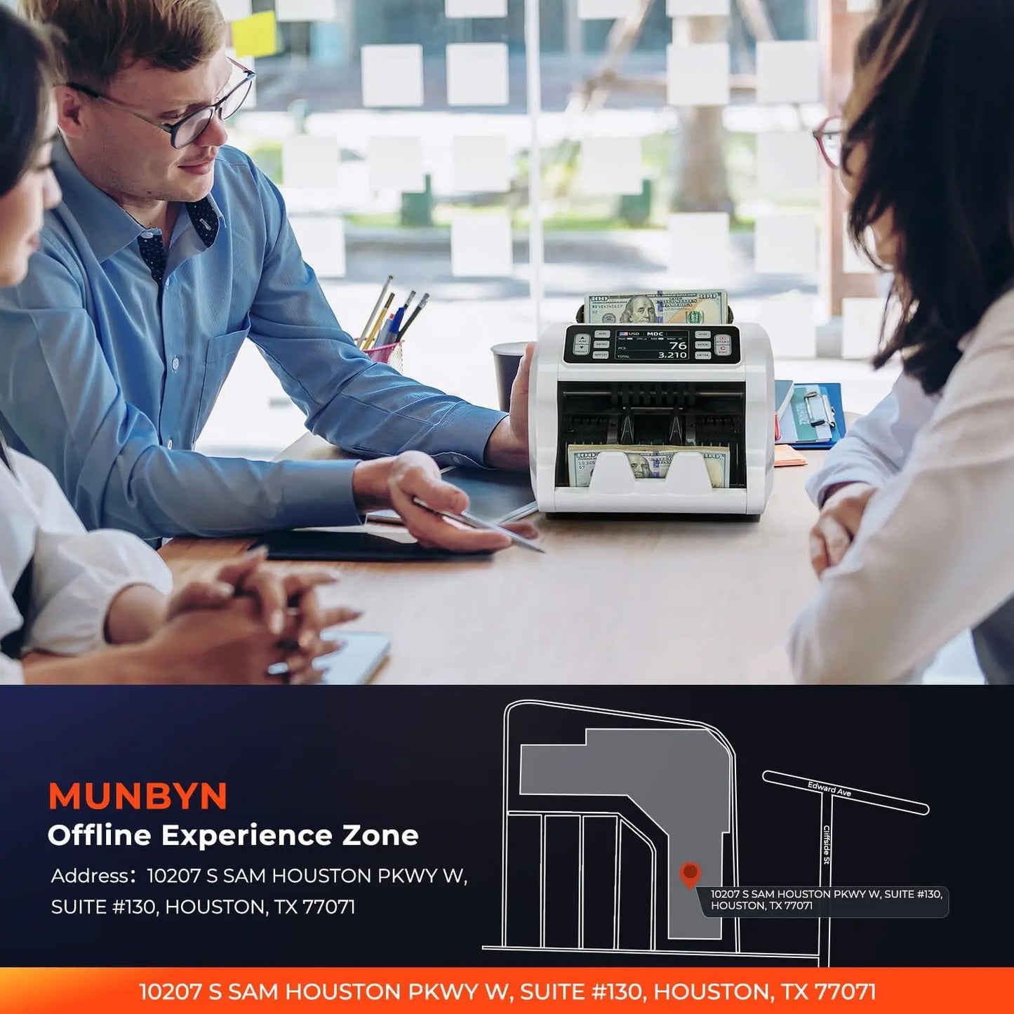 MUNBYN IMC09 Bank-Grade Money Counter