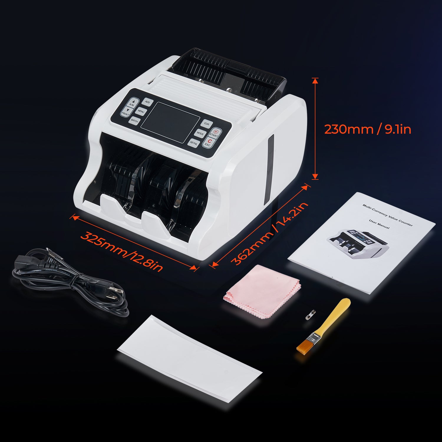 MUNBYN IMC09 money counter machine white