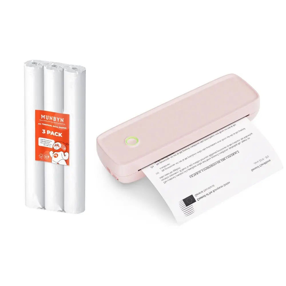 MUNBYN ITP04 A4 Paper Portable Thermal Printer