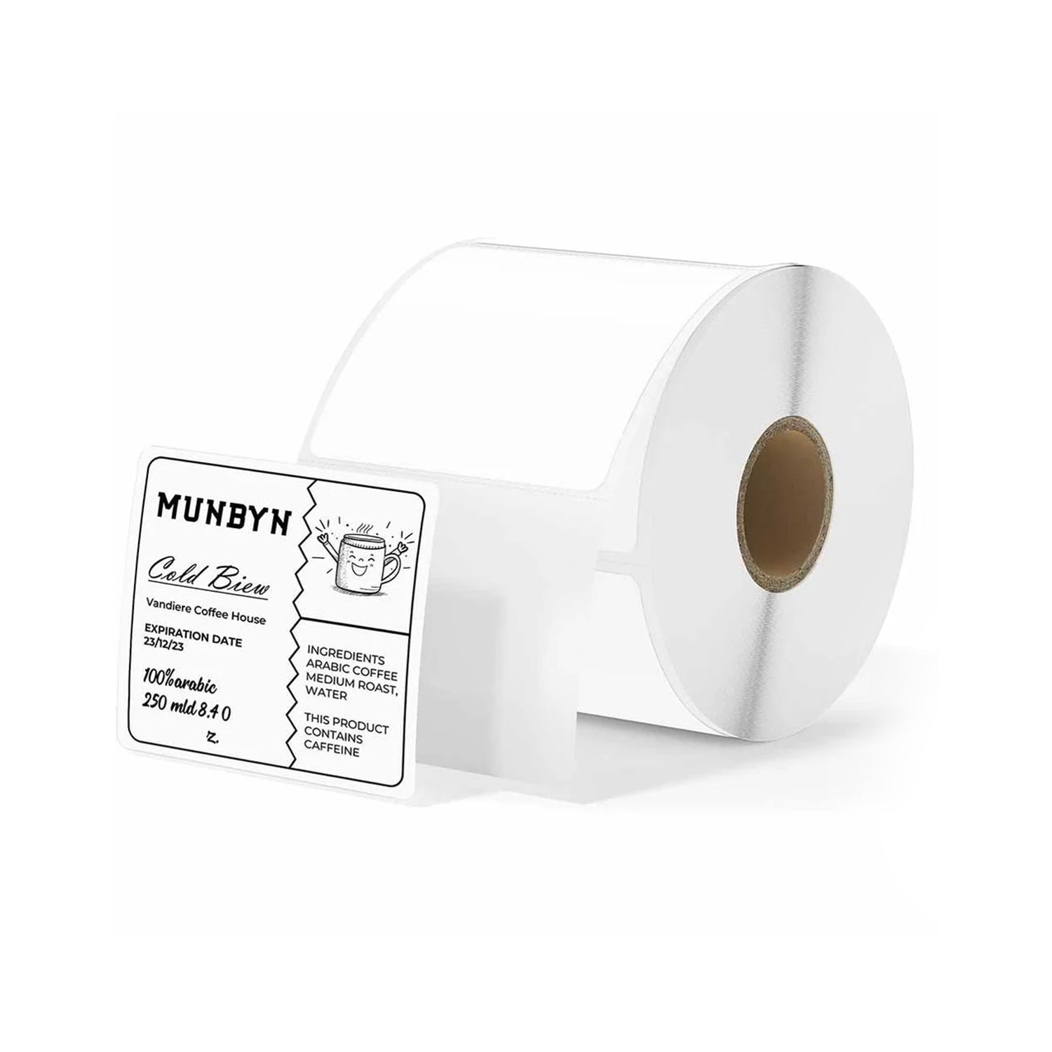 MUNBYN 2"x2" Generic Square Series Thermal Labels (750/Roll)