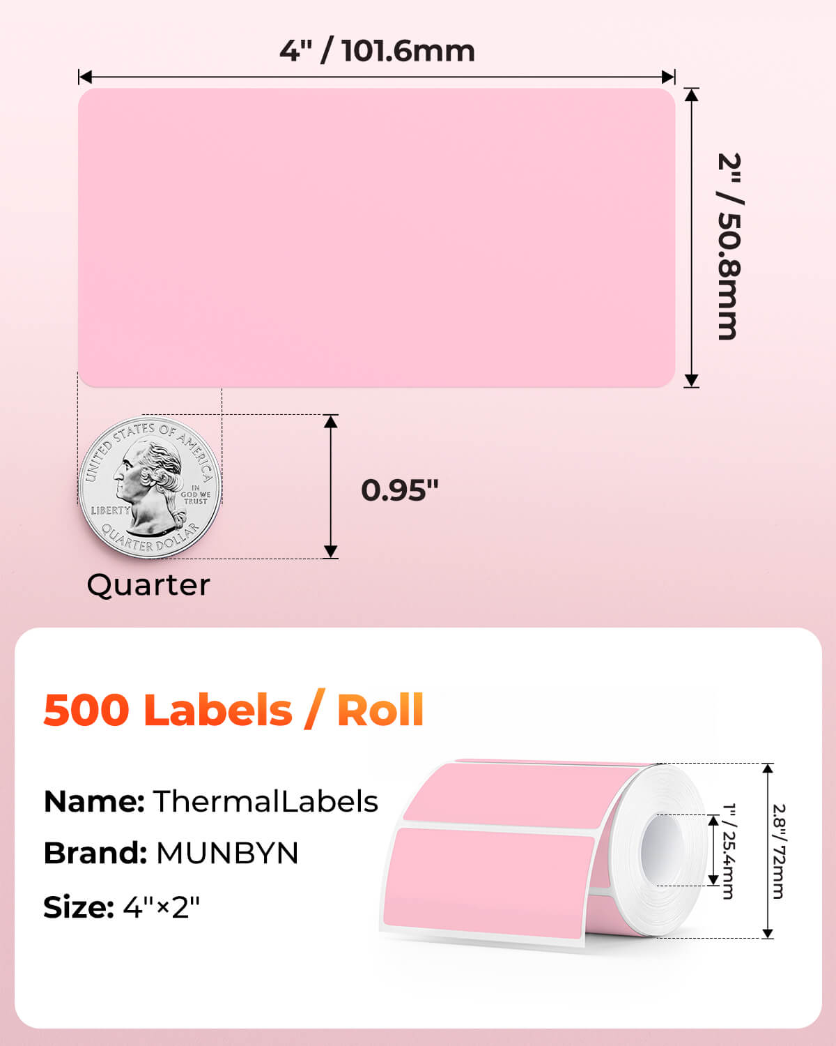 4" x 2" Rectangle Labels