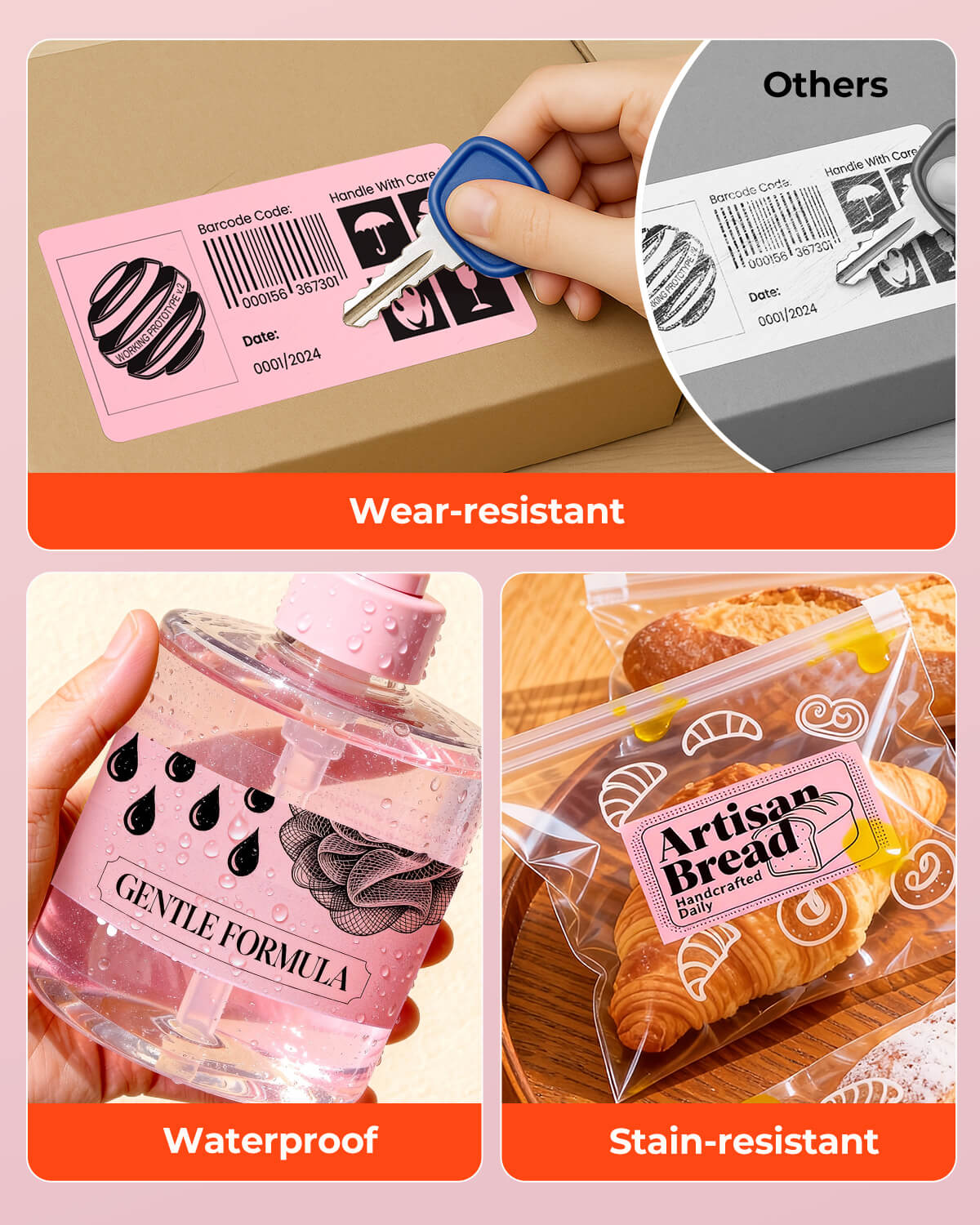 4" x 2" Rectangle Labels