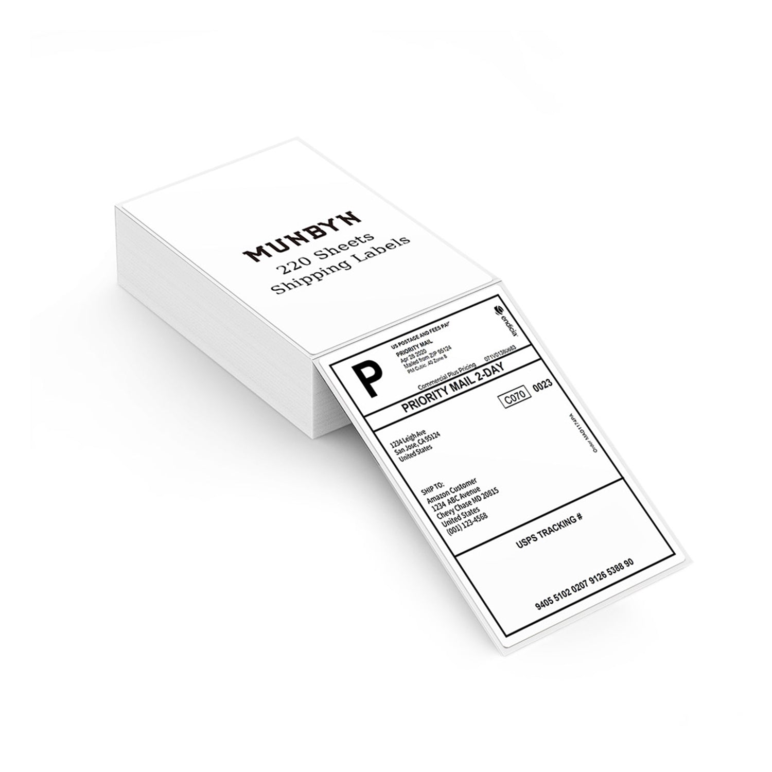 4" x 6" Fan-Fold Labels