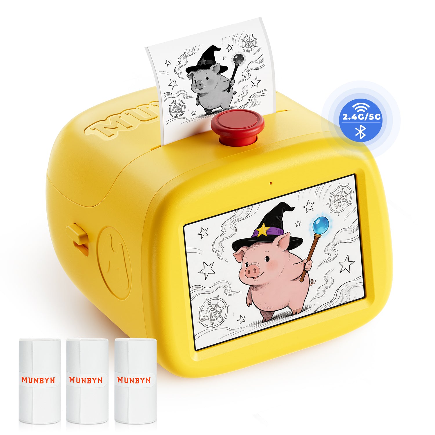 MUNBYN Stickee SP01 AI Sticker Printer for Kids