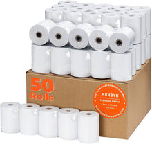 MUNBYN White Thermal Receipt Paper 3 1/8 x 230ft
