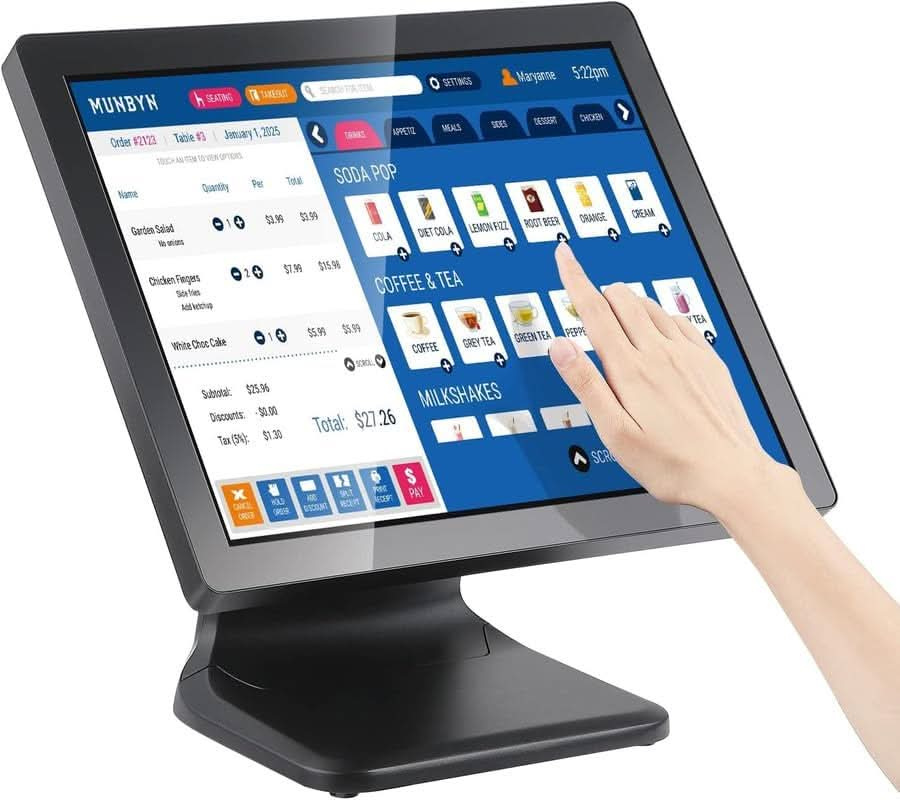 MUNBYN IPTS001 17 Inch POS Touch Screen Monitor