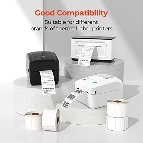MUNBYN 2"x1" Generic Rectangle Series Thermal Labels (1000/Roll)
