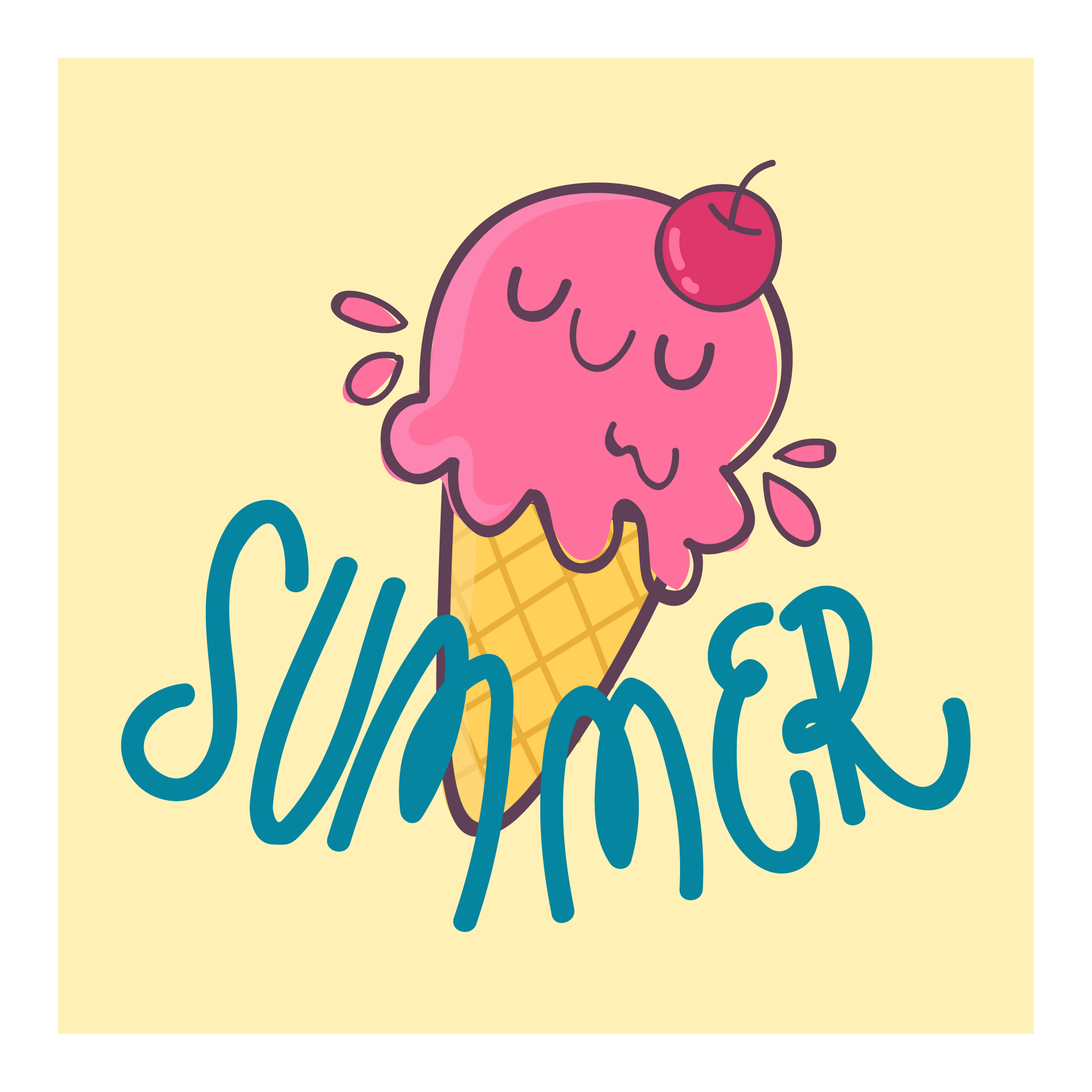 custom food sticker