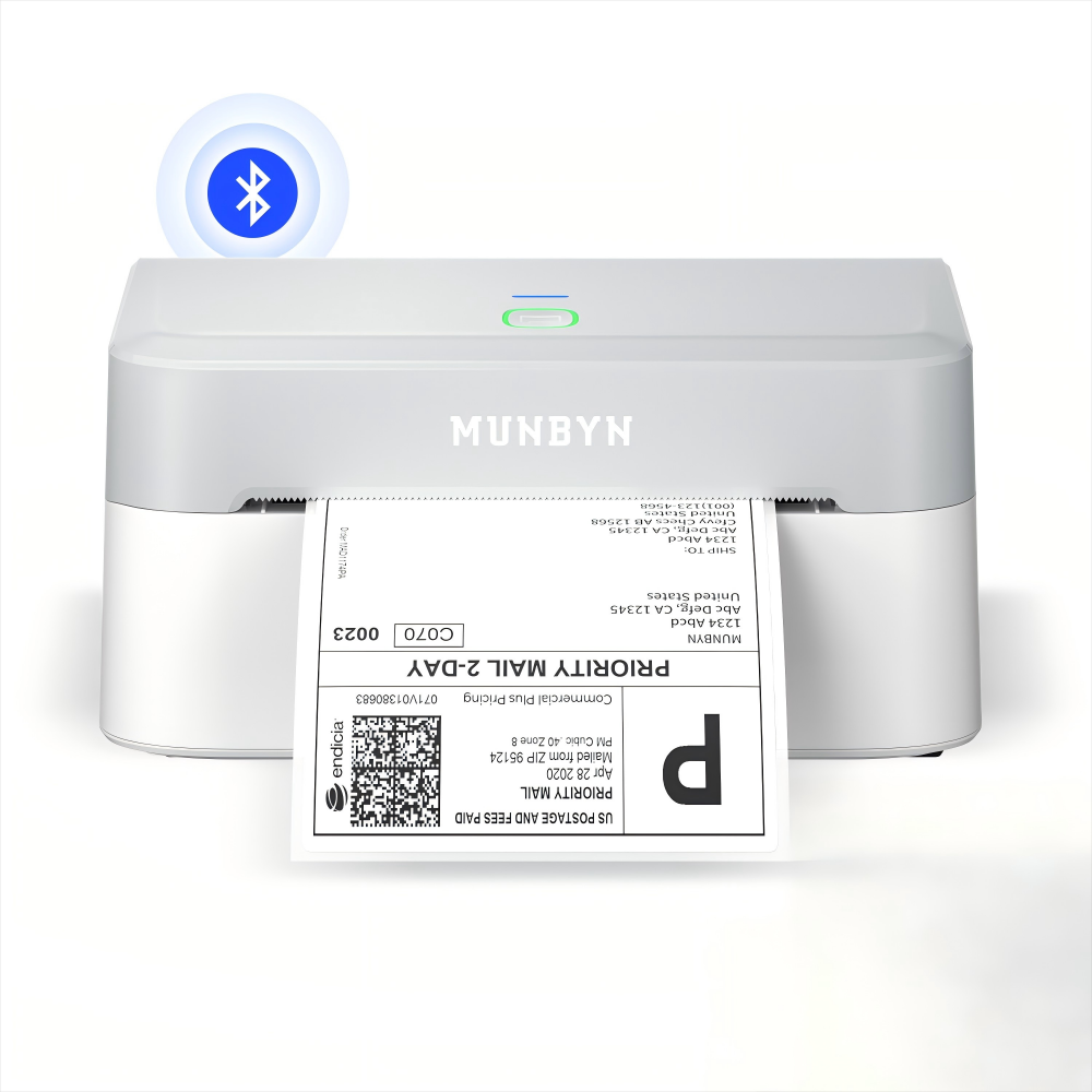 [Pre-Order] MUNBYN RealWriter 403B Flawless, Quiet Thermal Label Printer for E-commerce & Small Business