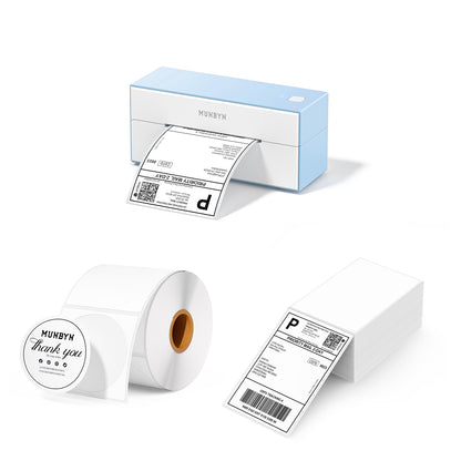 MUNBYN RealWriter 129B Bluetooth Thermal Label Printer Kit