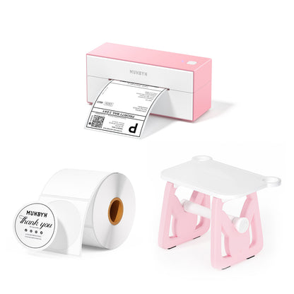 MUNBYN RealWriter 129B Bluetooth Thermal Label Printer Kit