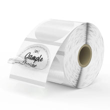 MUNBYN 2" Silver Transparent Thermal Labels (500/Roll)