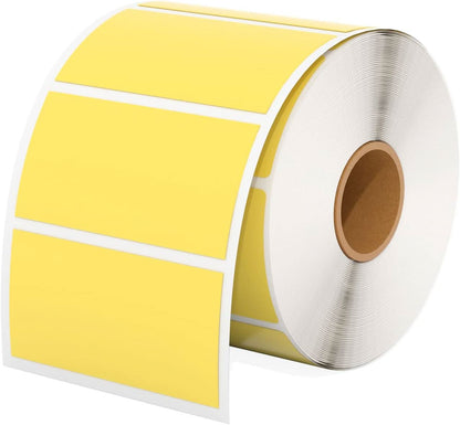 MUNBYN 2.25"x1.25" Generic Rectangle Series Thermal Labels (1000/Roll)