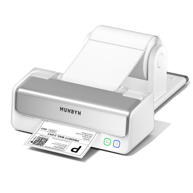 MUNBYN 405B Replaceable Print-Head Bluetooth Thermal Label Printer