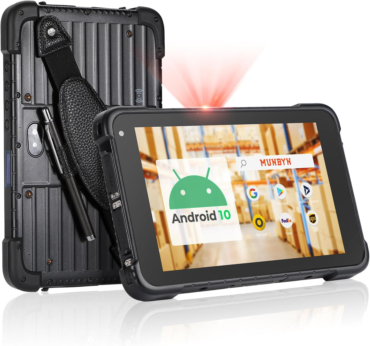 MUNBYN Rugged Android Tablet Scanner IRT01-2D