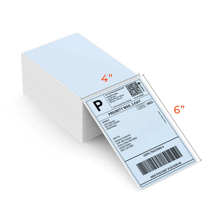 MUNBYN 4x6 Per Fanfold Thermal Direct Shipping Label