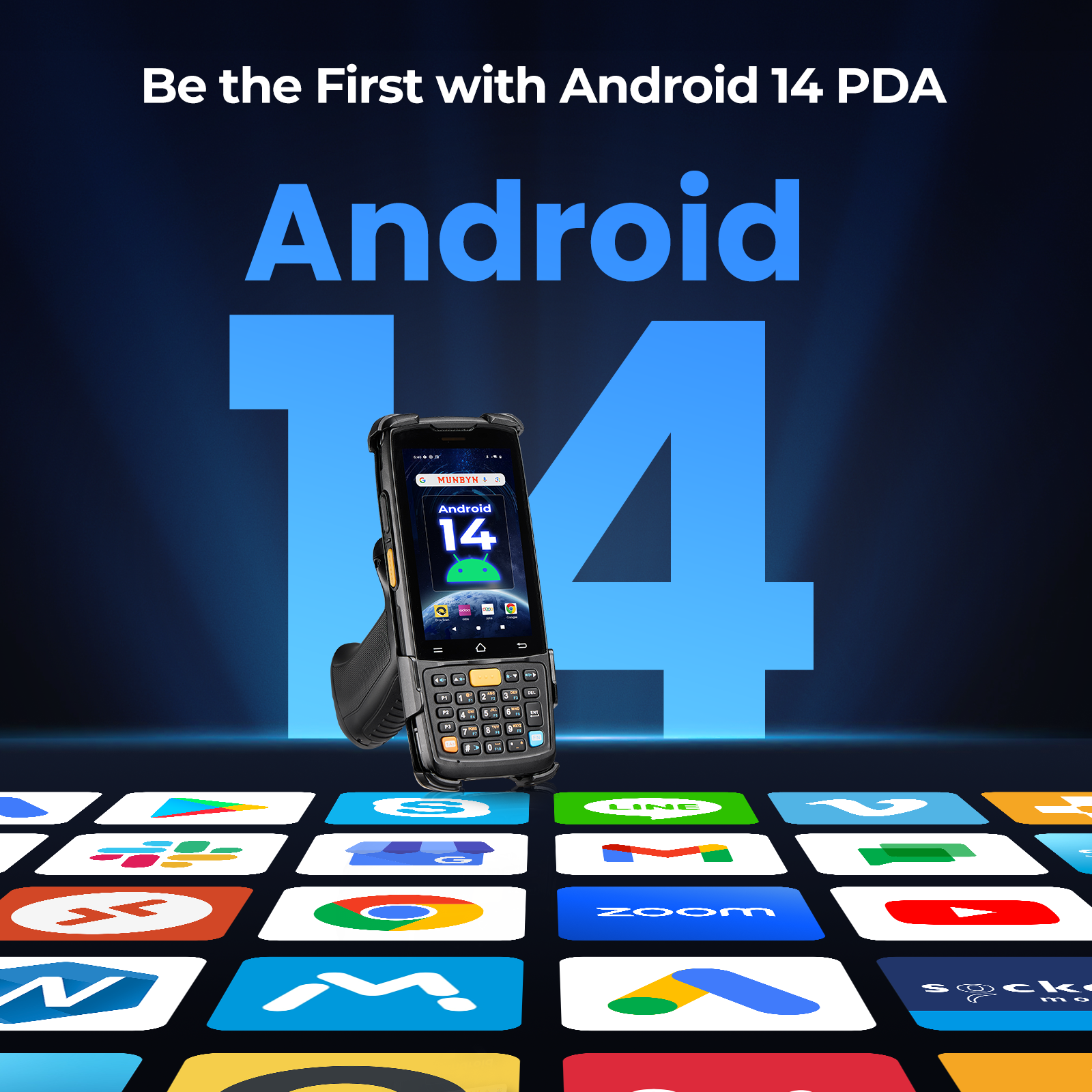 Android 14 PDA scanner