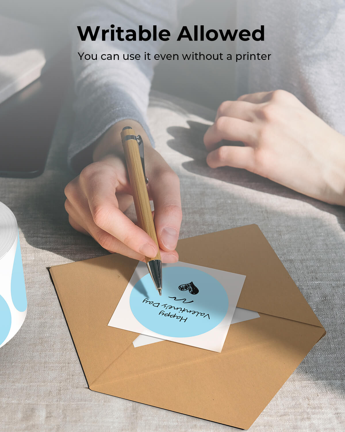 MUNBYN 2"x2" Generic Circle Series Thermal Labels (750/Roll)