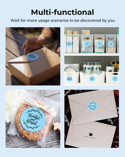 MUNBYN 2"x2" Generic Circle Series Thermal Labels (750/Roll)