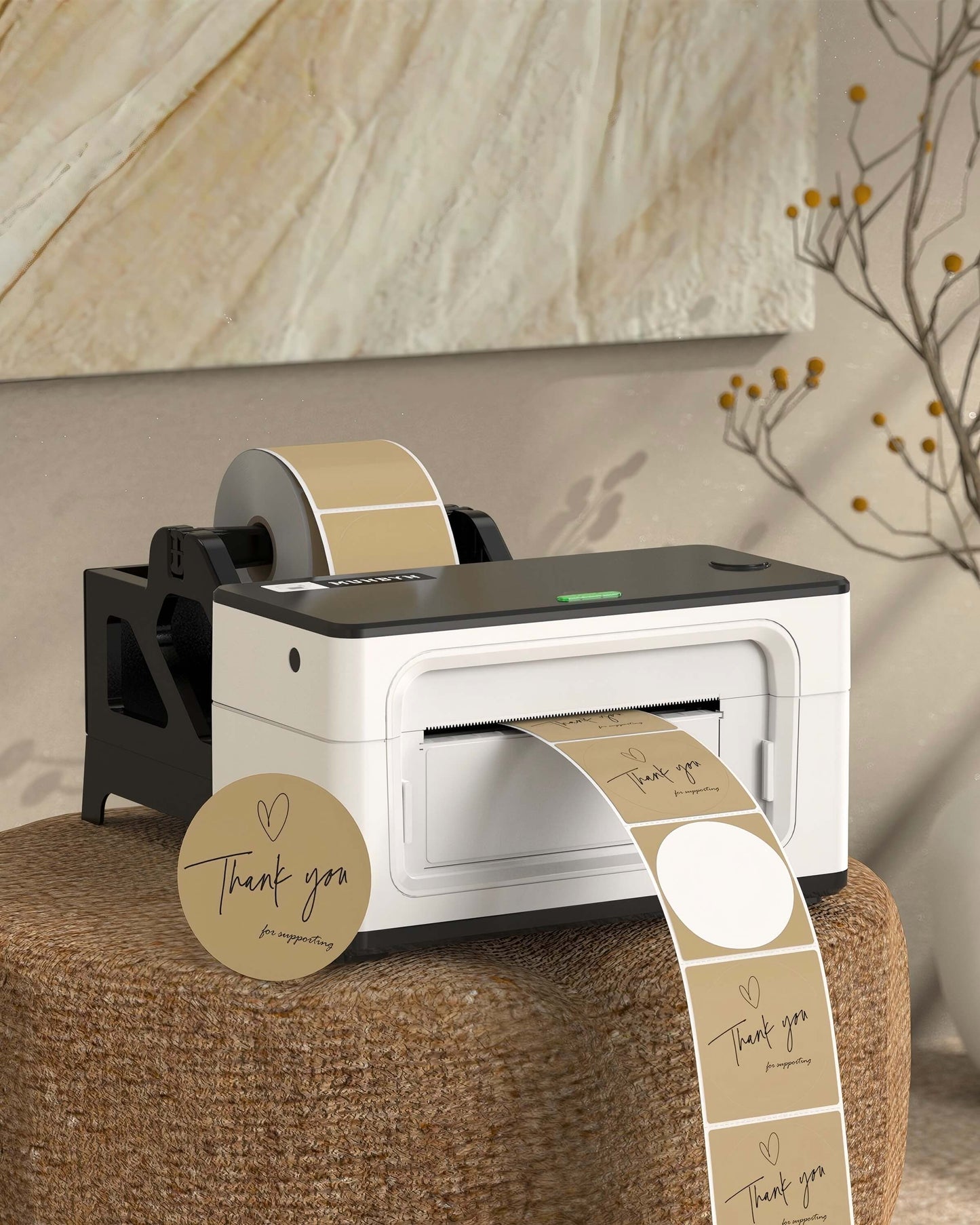 MUNBYN 2"x2" Generic Circle Series Thermal Labels (750/Roll)