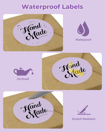 MUNBYN 2"x2" Generic Circle Series Thermal Labels (750/Roll)