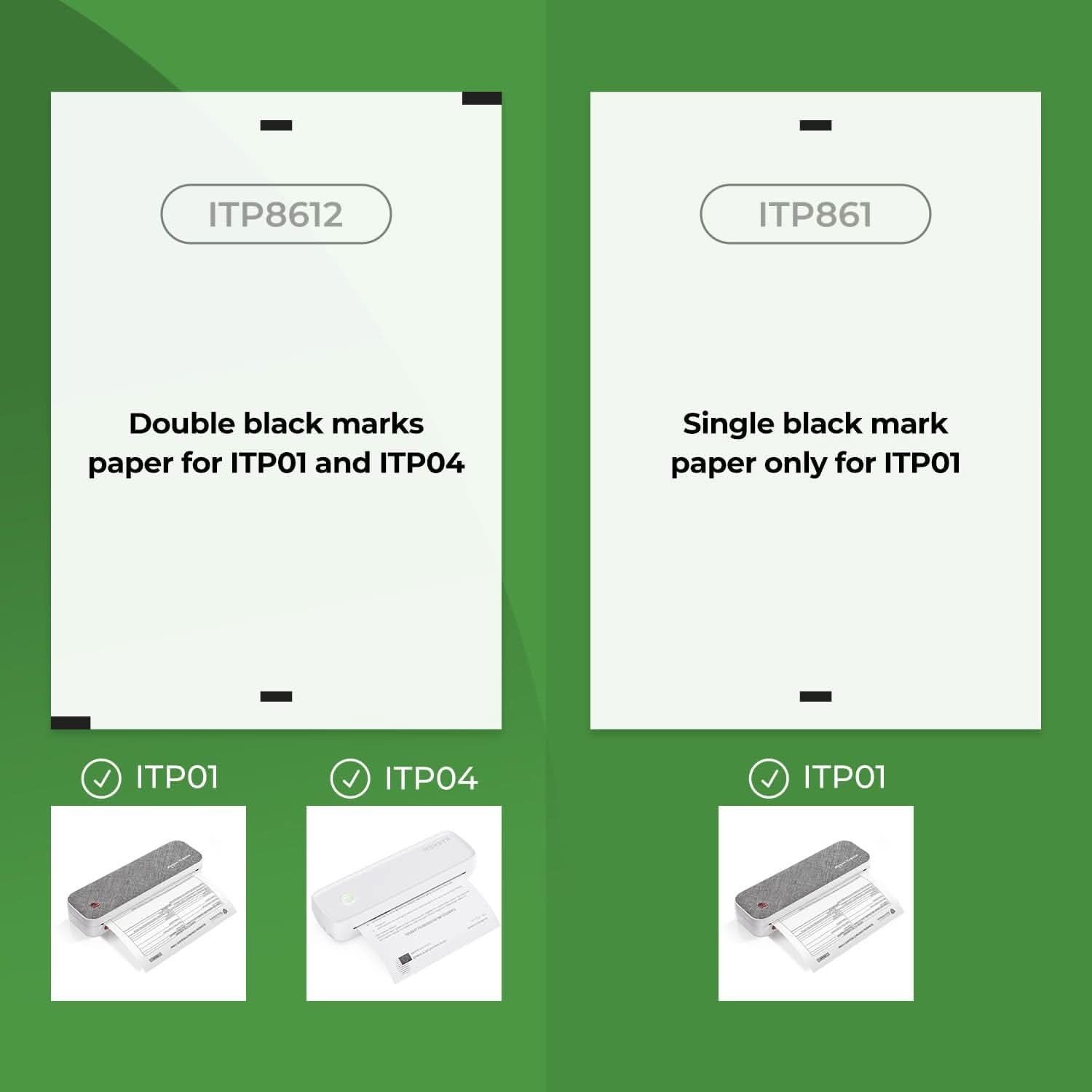 A4 Thermal Paper roll by MUNBYN, showing white thermal paper sheet on a roll for printing receipts or labels.