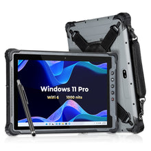 MUNBYN IRT12 Windows 11 Pro Wi-Fi 6 1000nit Rugged Windows Tablet