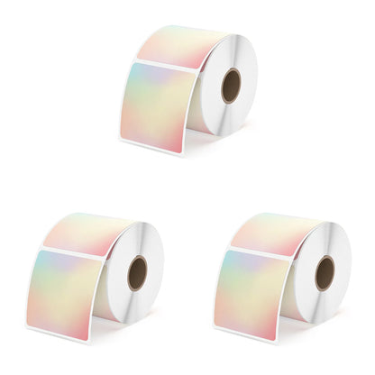 MUNBYN Rainbow Thermal Sticker Labels