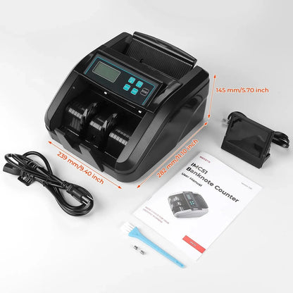 MUNBYN Money Counter Machine with LCD Display - IMC51