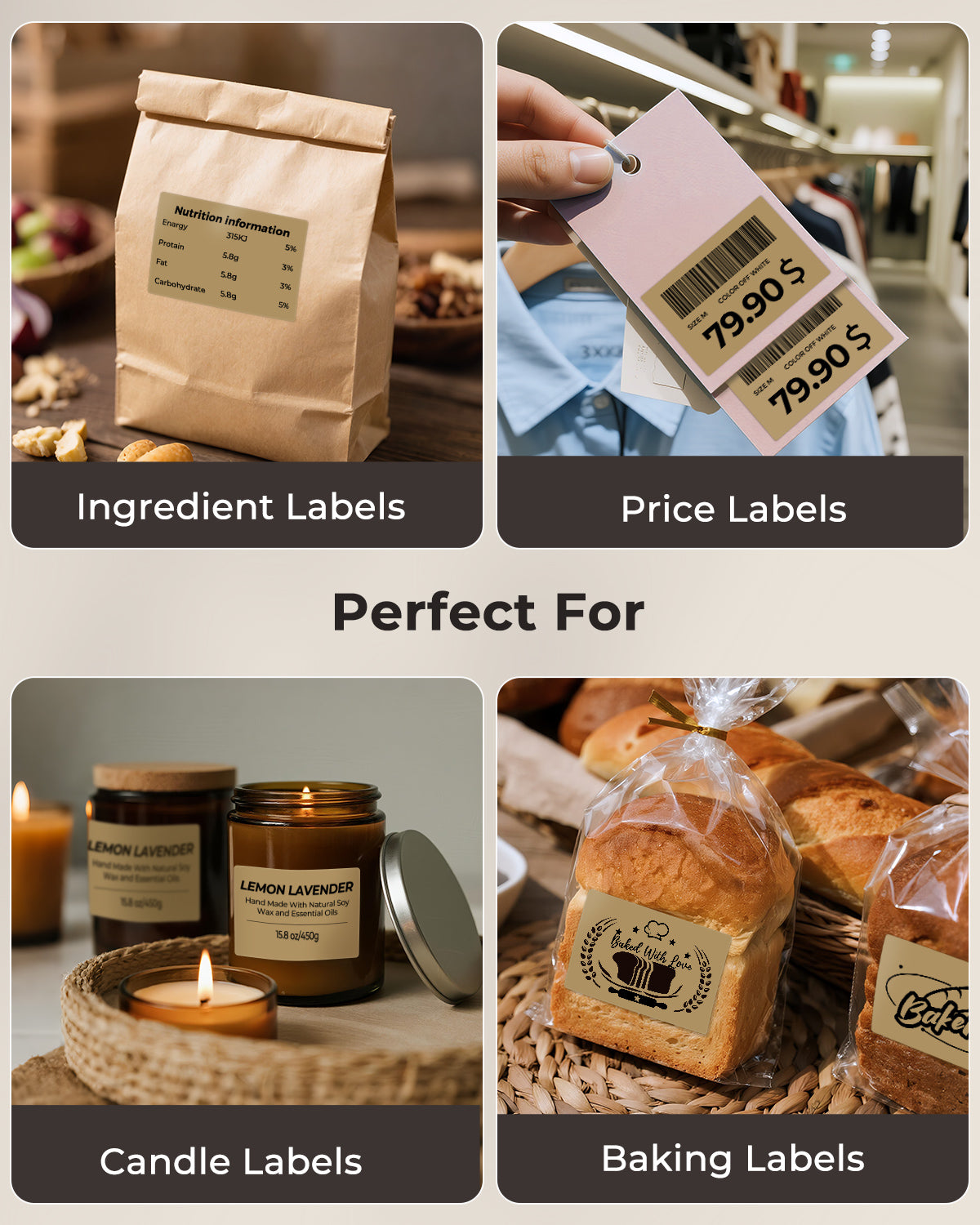 3" x 2" Generic Labels