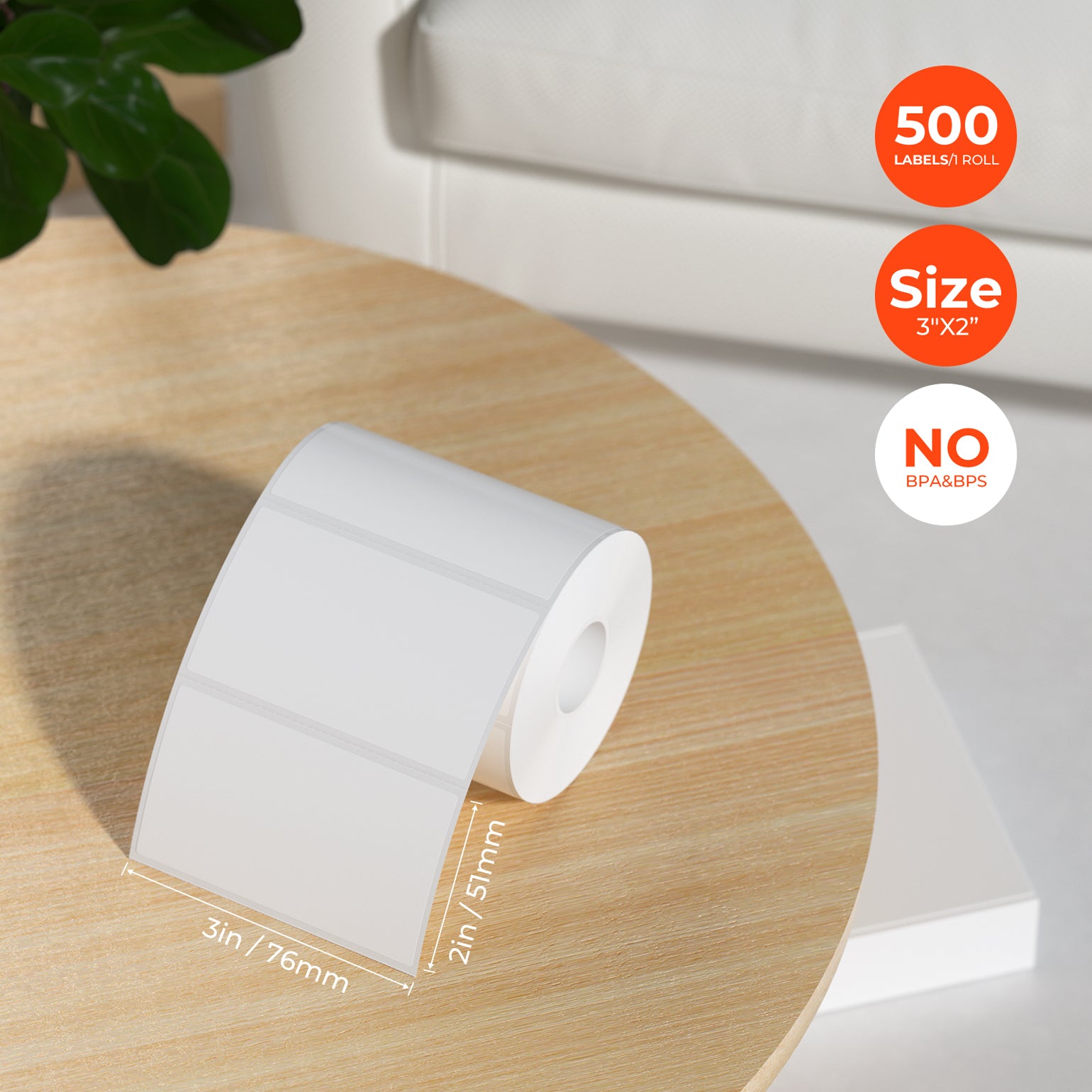 3" x 2" Generic Labels