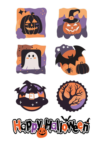 MUNBYN Halloween Sticker Sheet