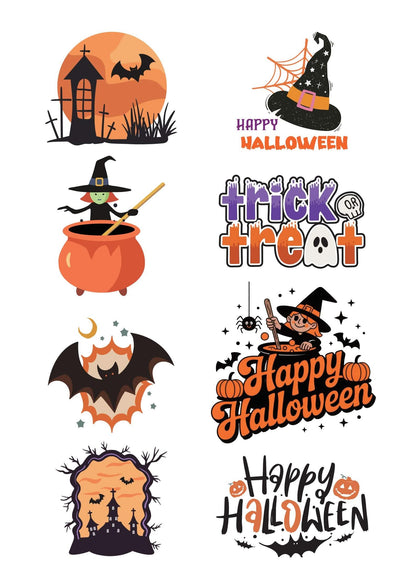 MUNBYN Halloween Sticker Sheet