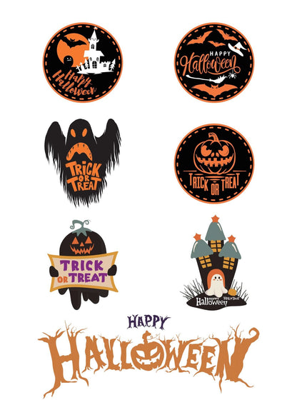 MUNBYN Halloween Sticker Sheet