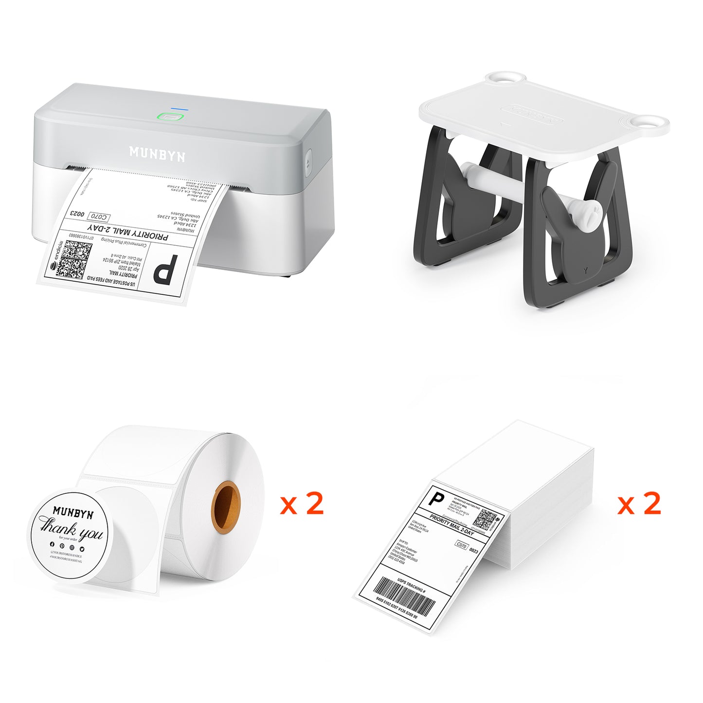 [Pre-Order] MUNBYN RealWriter 403B Bluetooth Thermal Label Printer Kit
