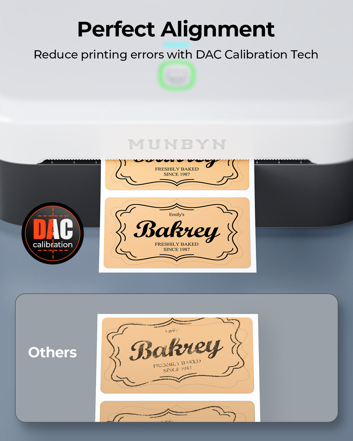 MUNBYN RealWriter 403B Bluetooth Thermal Label Printer