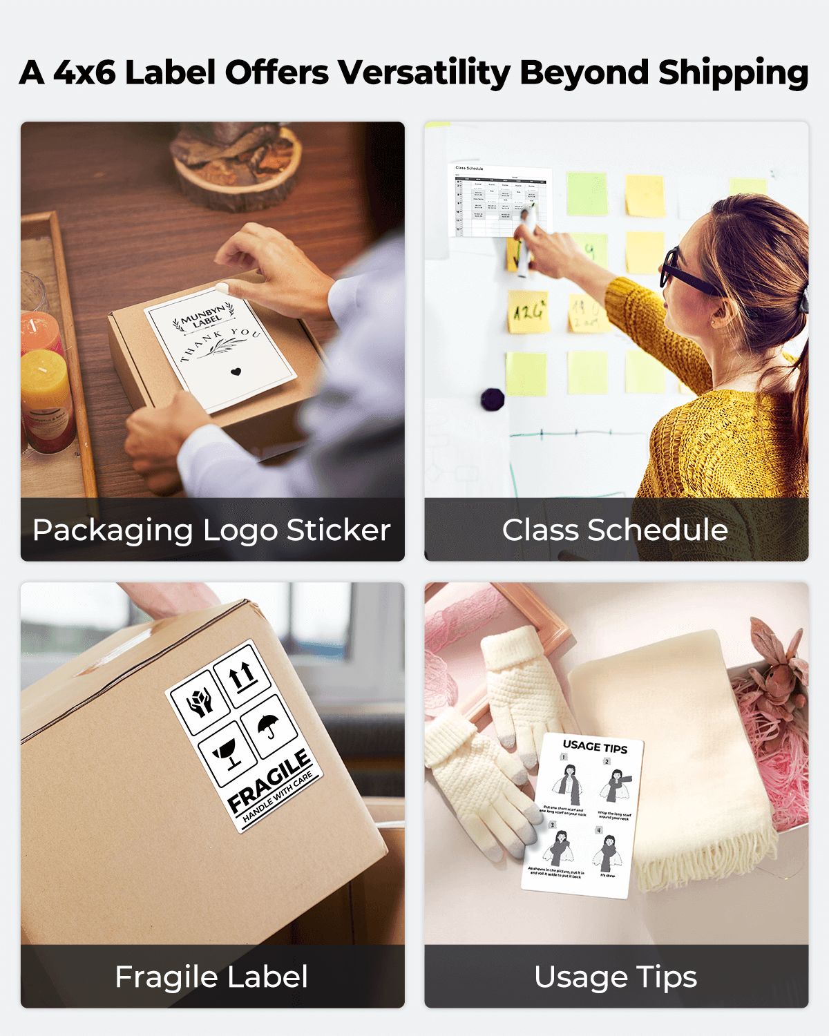 4" x 6" Fan-Fold Labels